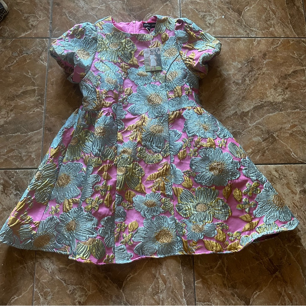 Sister Jane Alegria Jacquard Mini Dress